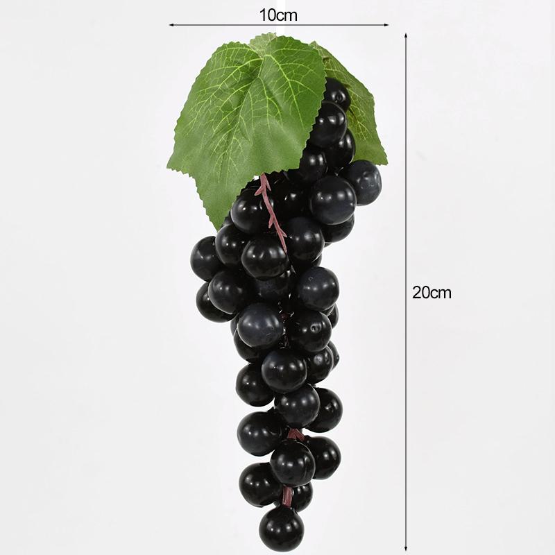Artificial Grapes Simulation Fruits Grape Bunches for Home Kitchen Wine Decoration Wedding Party Table Centerpiece Decor Props