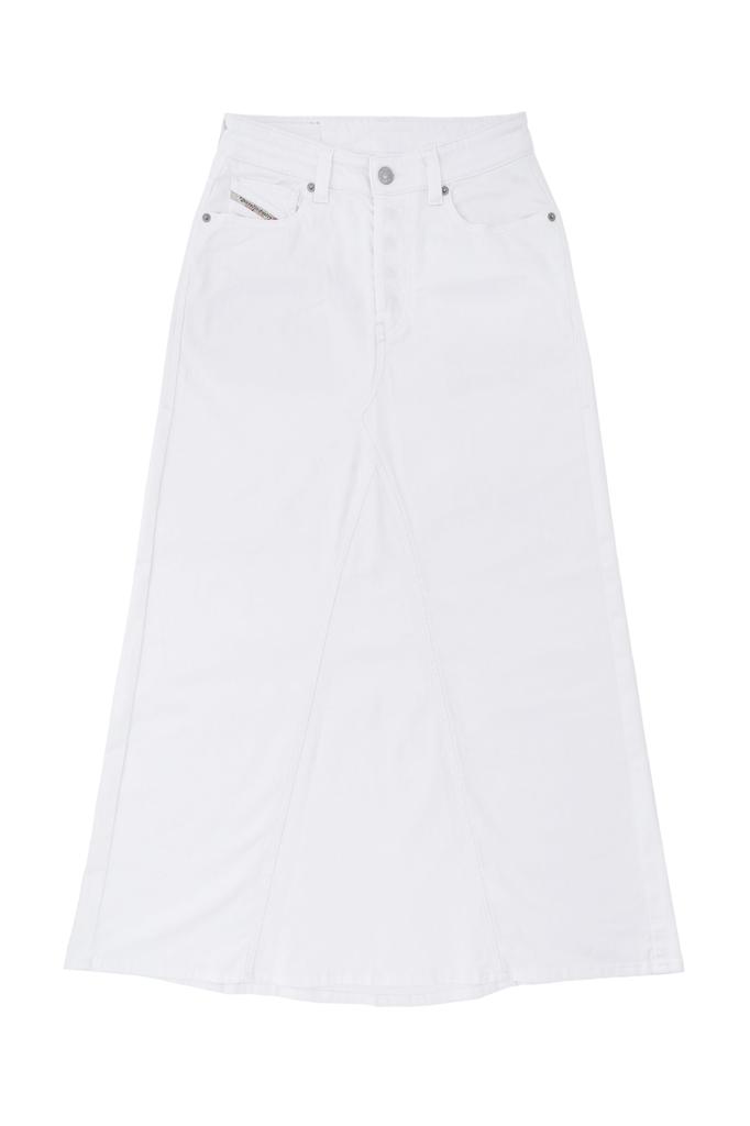 Denim Long Skirt A17537R68RN 101 White 23 [Diesel] Women's DE-PAGO-X