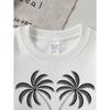 European Sizes Kids' Crewneck Sweatshirt Palm Trees Hut Island Maldives , Sportswear And Casual Wear, Soft And Comfortable, Children's Clothing