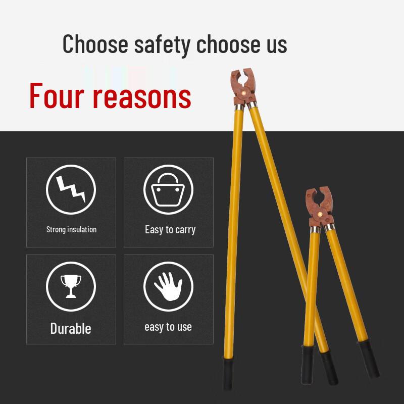 High-Voltage Insulated Fuse Clamp Pliers