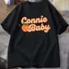 Connie Baby Tshirt Peach Scene Team Conrad T Shirt Unisex WOMEN Cousins Beach TSITP Tshirt Casual Cotton Short Sleeve Y2k Clothes