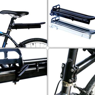 Light Weight Bike Rear Rack Aluminum Alloys Cargo Carriers Shoulder Handbag Commuters Bike Accessories