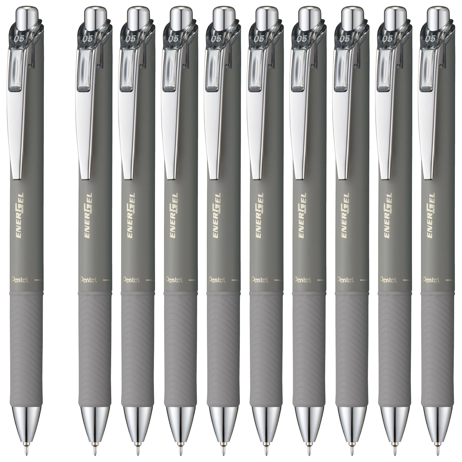 Pentel EnerGel Kohare Gel Ink Ballpoint Limited Star Shadow 10 0.5mm Pen, Edition, (Black Ink), pens, BLN75KH-A(10)