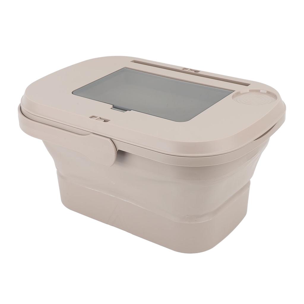 Folding Camping Storage Basket Large Capacity Portable Foldable Outdoor Storage Box for Picnic BBQ