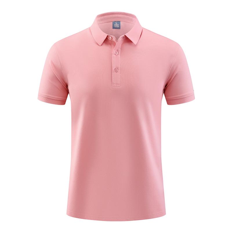 Unisex High-End Solid Color Sports Polo Shirt for Summer Activities