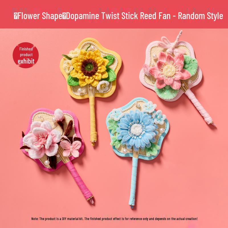 Teacher's Day Reed Fan DIY Craft Kit - Handmade Gift for Teachers