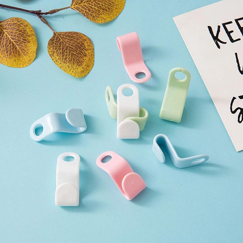 20/40pcs Wardrobe Hanger Hooks Organizer Connect Multifunction Cascading Plastic Bedroom Wardrobe Storage Space Saving Coat Hook