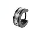 1PC Men's Women's Stainless Steel Earrings Scrub Earrings Earrings Earclips Hip Hop Earrings