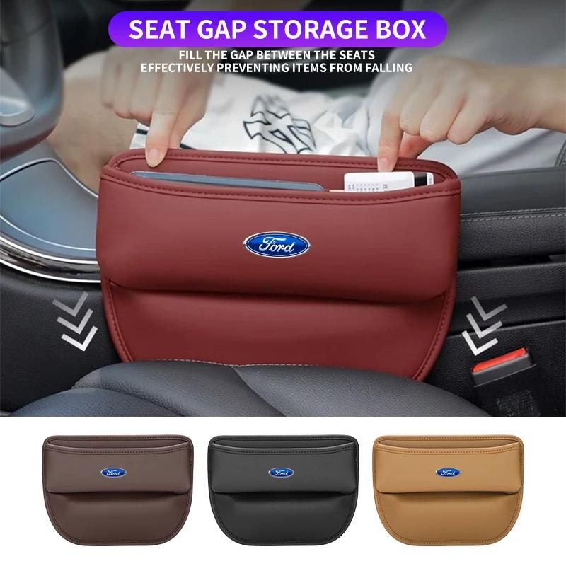 Car Seat Gap Organizer Multifunction Console Crevice Filler Side Storage Box For Ford Focus 2 3 Mondeo Kuga Fiesta MK7 Escort