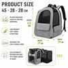 Expandable Pet Backpack Carrier Breathable Mesh Cat Dog Travel Bag Lightweight Expand Side Space Portable Outdoor Pet Knapsack