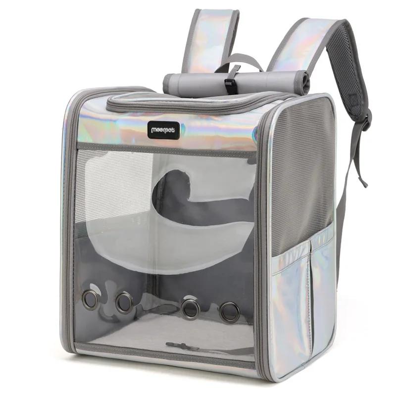 Pet Bag Go Out Portable Backpack Portable Breathable Large Space Cat Dog Carrier Backpack Pet Travel Bags