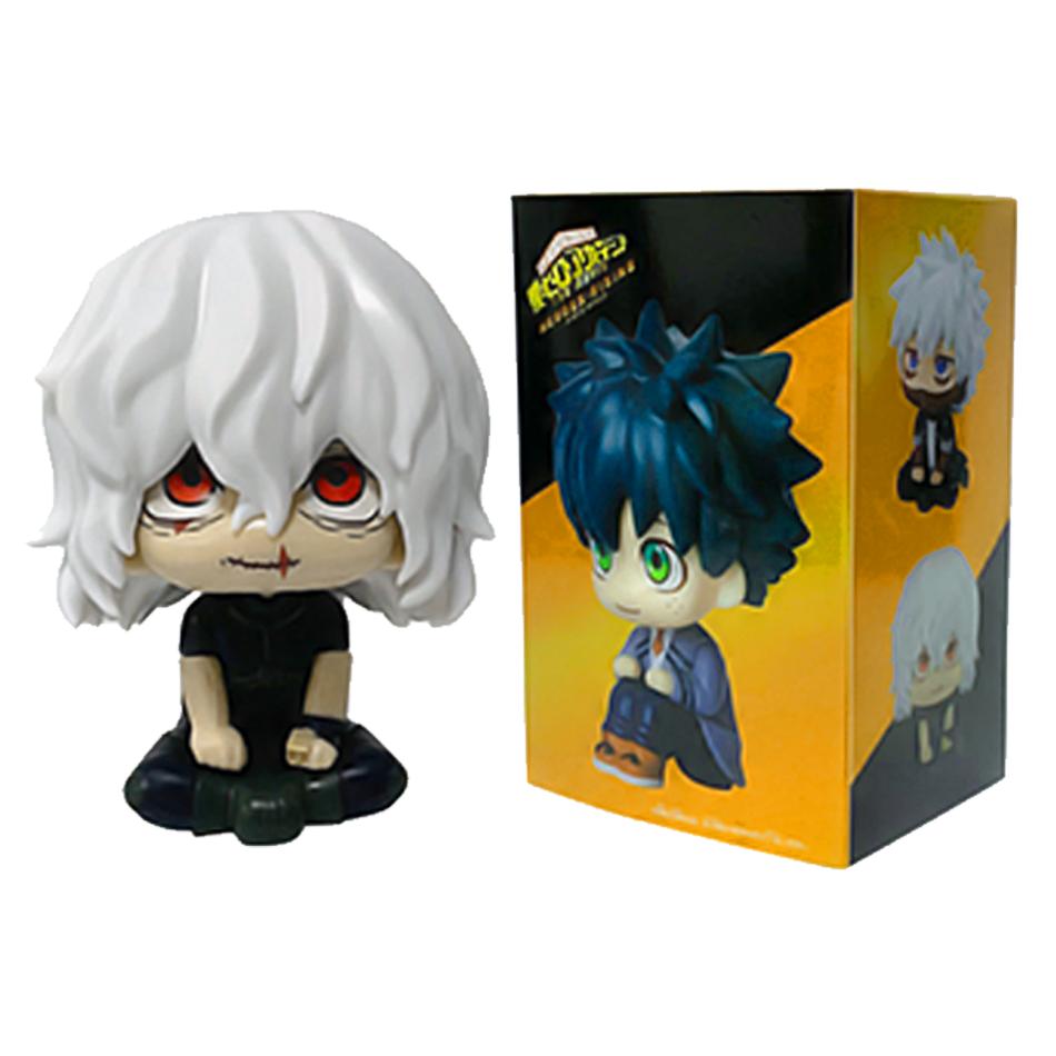 New My Hero Academia: Tomura Shigaraki / Izuku Midoriya / Katsuki Bakugo Cute Chibi PVC Figurine | Collectible Toy Model