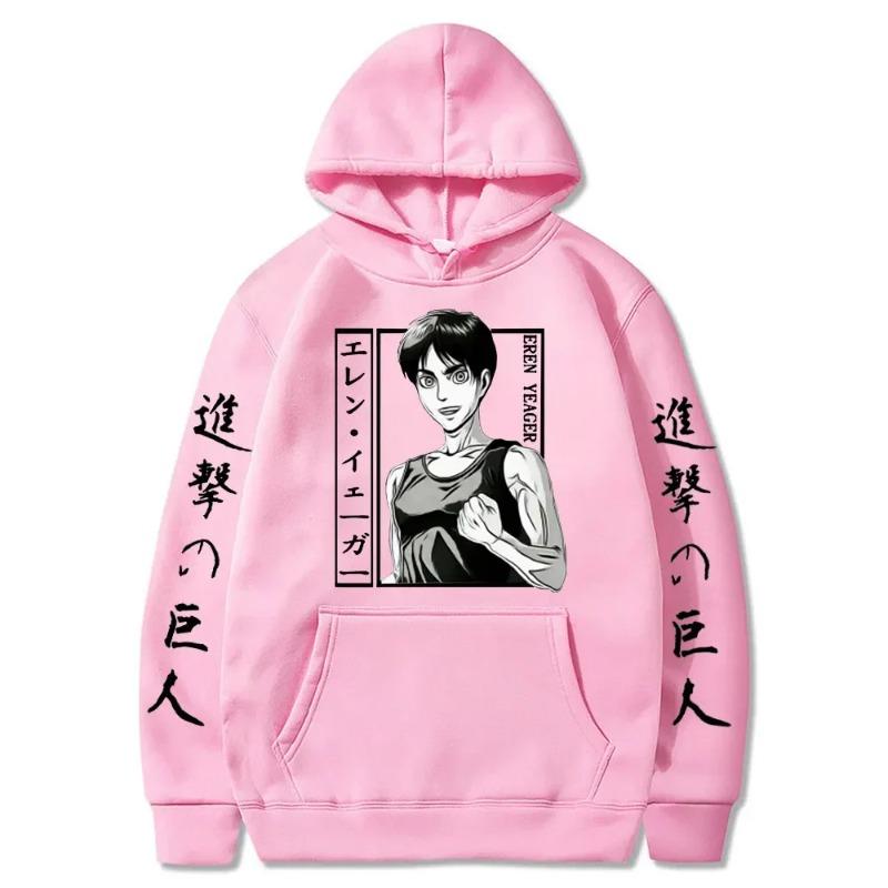 Attack on Titan Anime New Hoodie Autumn Winter Casual Warm Hoodies Men Japanese Anime Eren Yeager Sweatshirt