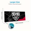 VfB Stuttgart Druck Kissen Rutschfest Laptop Tablet Großes Mauspadd XXL Matte Mini-PC Spielmatte Mit Verriegeltem Rand