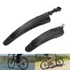 2pcs Mountain Bike Mudguard Plasitc Mudguard Prevent Muds Splashing Bicycle Front Rear Mud Fenders Kit Cycling Accessories