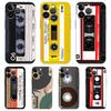 Vintage Cassette Tape Retro Style Transparent Phone Case Cover for iPhone 16 15 14 13 12 11 Pro Max XR 8 7 Plus XS Max Shell