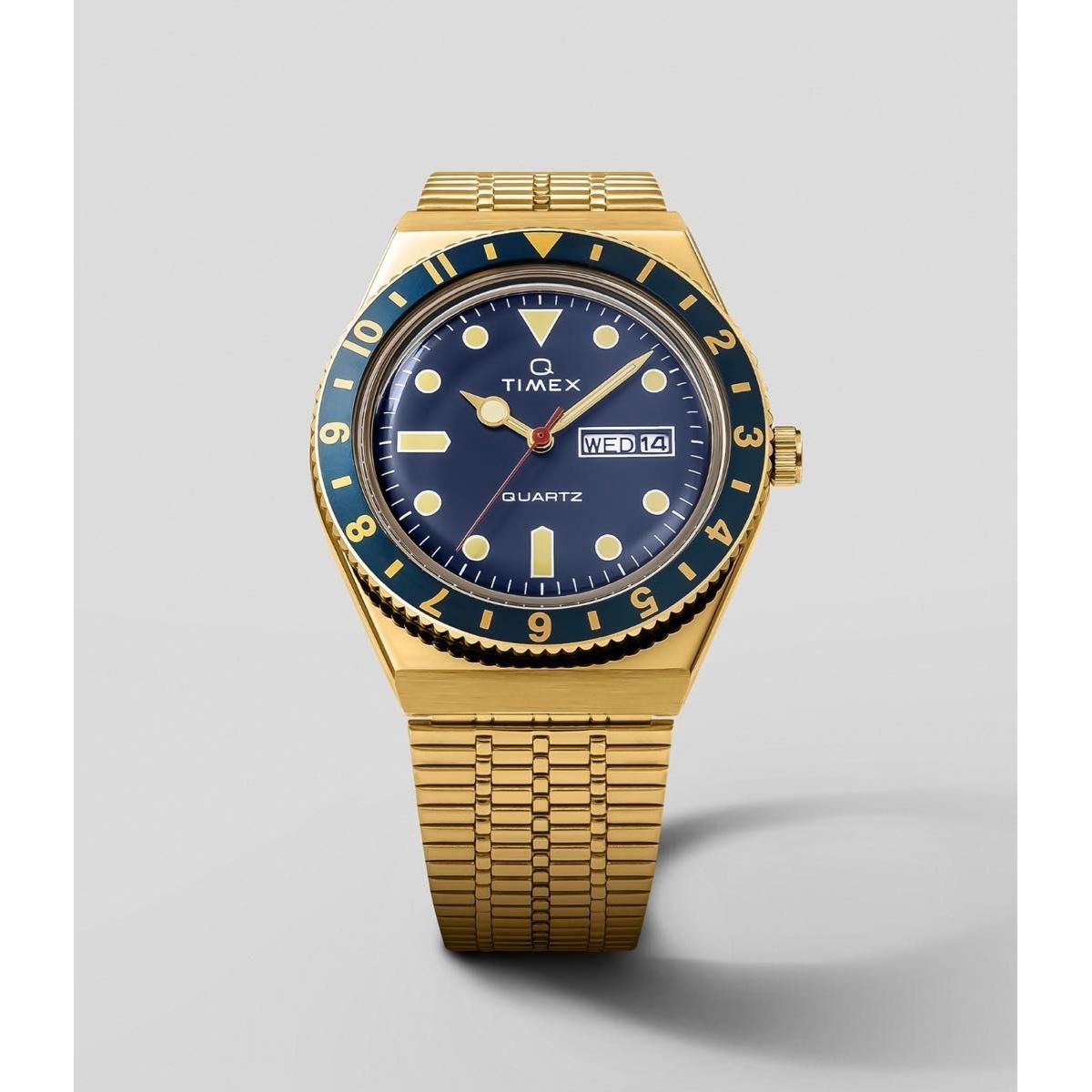 NewTIMEX/Timex Q TIMEX navy bezel/watch TW2U62000
