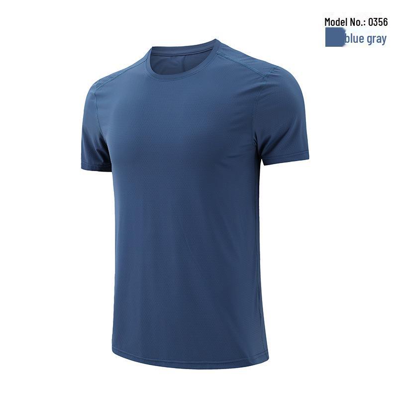 Men's Summer Ice Silk Slim Fit Quick-Dry Sports T-Shirt