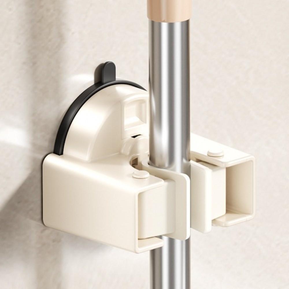 Self-Adhesive Suction Cup Mop Holder Suction Cup Wall Storage Hook Kitchens Organizer