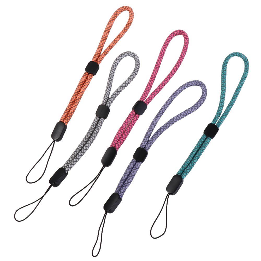 Fluorescent Mobile Phone Chain Wrist Straps Phone Wrist Lanyard Cell Phone Strap  Keychains