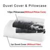 Black Forest Skull Pattern 3D Printed Quilt Cover Home Textiles Soft Duvet Cover Pillowcases Modern Art Gothic Style Bedding Set