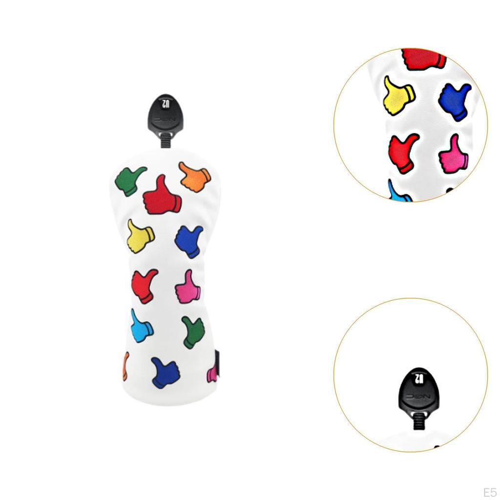 Pokrowiec na główkę kija golfowego do drewna, Pokrowiec ochronny, Lekki, Odporny na zarysowania,