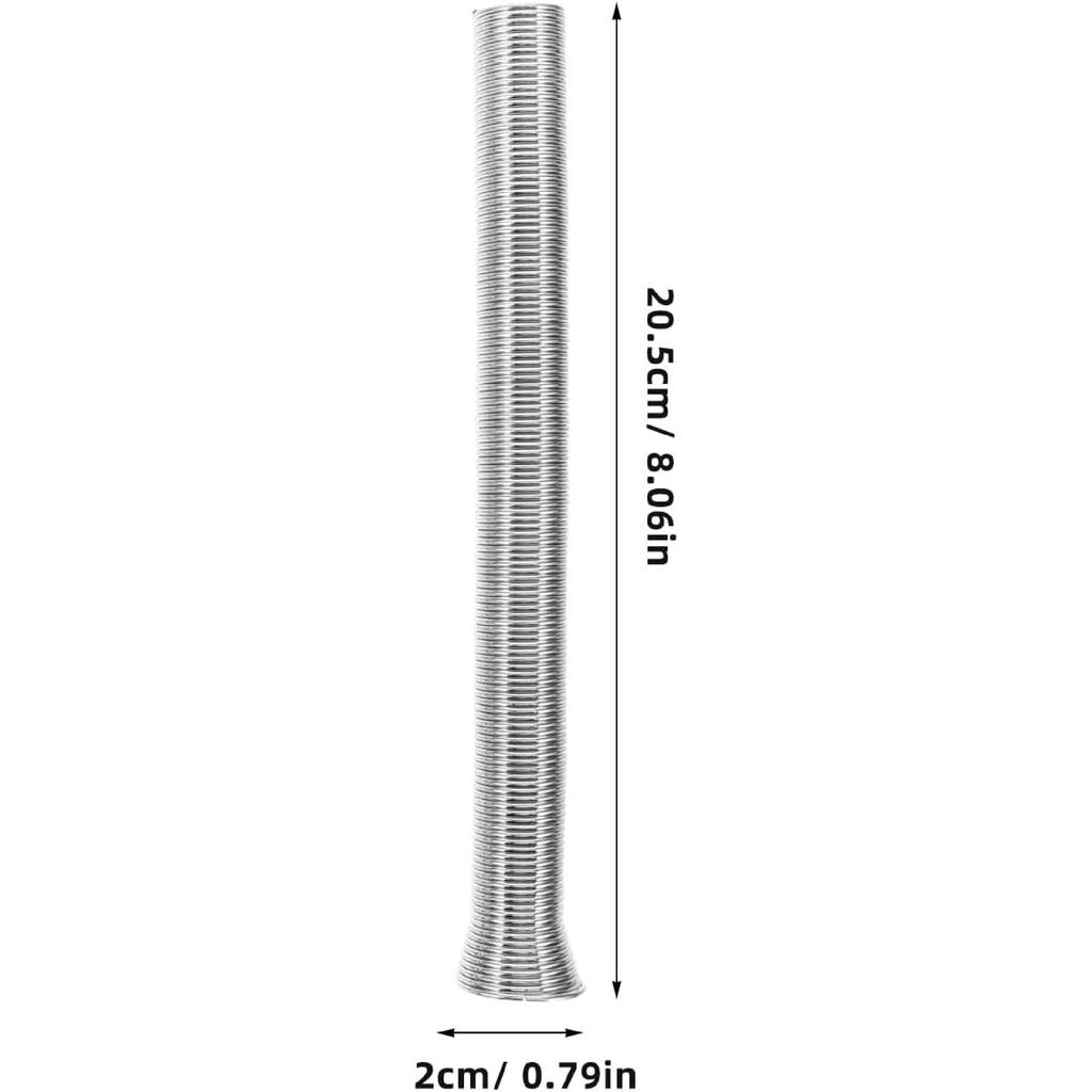 7pcs Set Spring Bender Spring Tube Bender Pvc Brake Line Bending Tool Spring Tool Spring Tube Bender 1/4 Bender Tubing Bender Spring Tube Bender 3/4