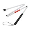 Adjustable Height Blind Walking Stick Reflective Visually Impaired Crutch Cane  Outdoor