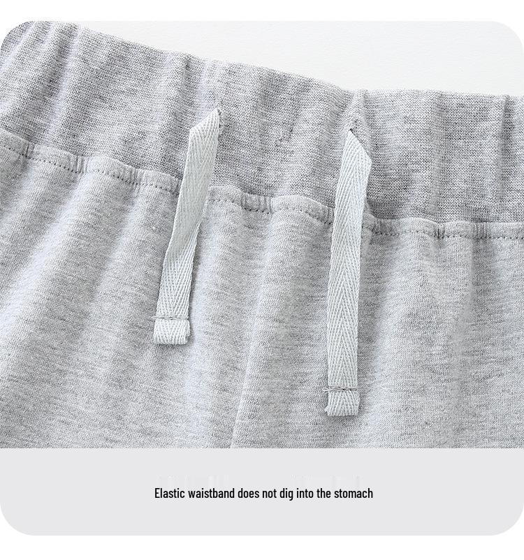 European & American Style Summer Cartoon Shark Boys' Knit Cotton 2-Piece Set