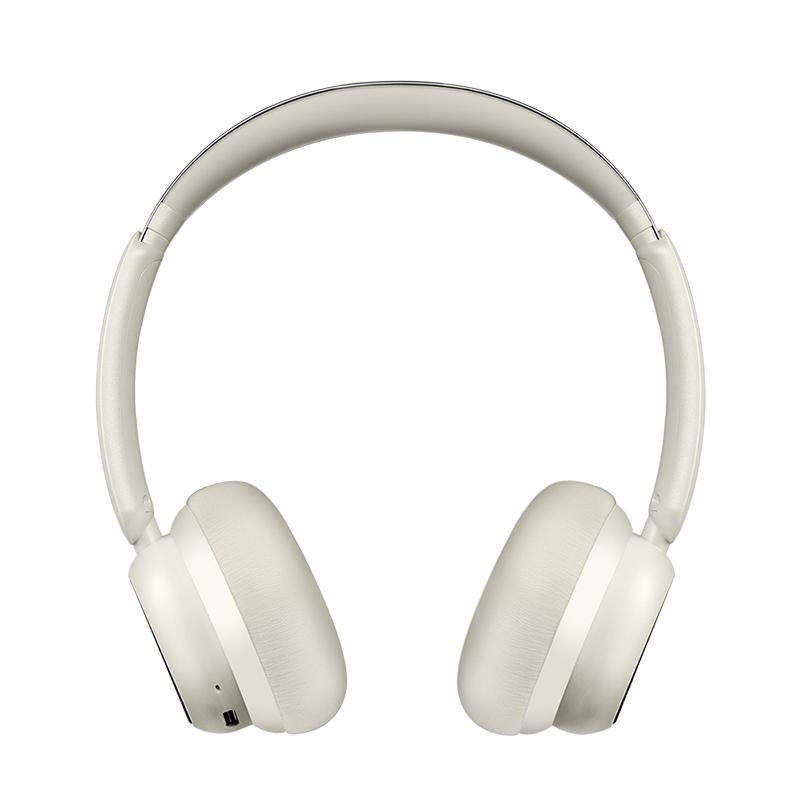 LogiLink AuraSolo BT 6.0 ANC Wireless On-Ear Headphones with Microphone, Brown