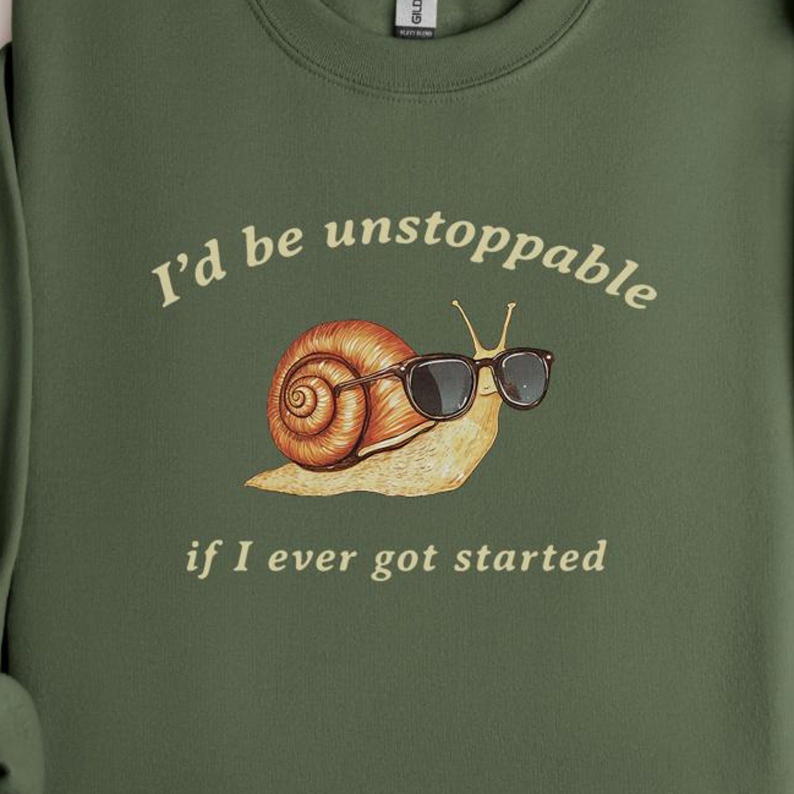 Funny Procrastinator Shirt Snail Shirts T-shirt Tees T-shirt Tee Tshirt Procrastinating Introvert Homebody Garden Plant Insect Bugs S