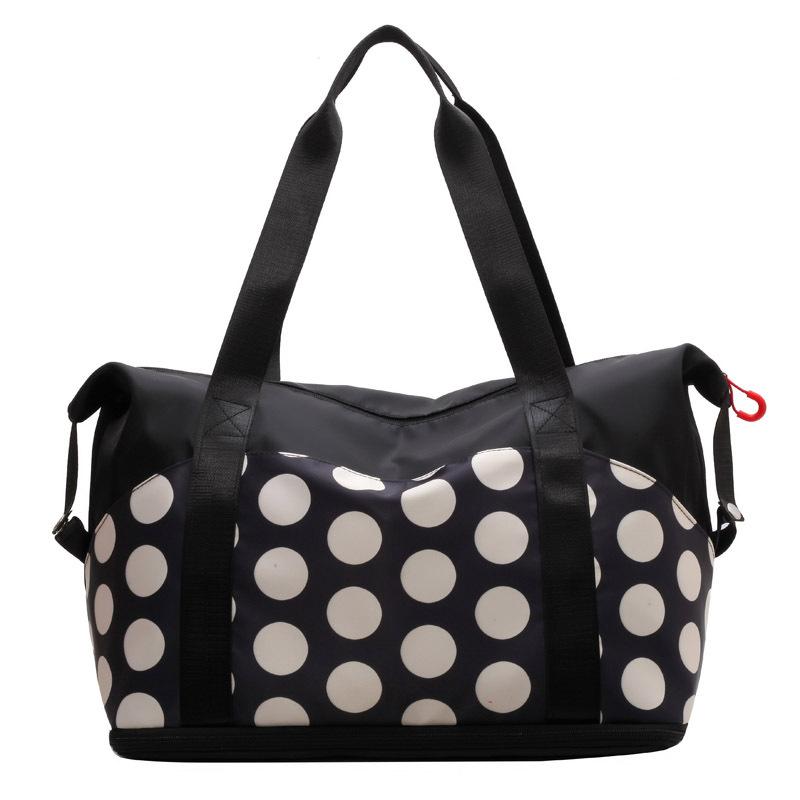 Fashionable Short-distance Luggage Bag Large Capacity Wet and Dry Separation Sports Fitness Expandable Trolley Travel Bag