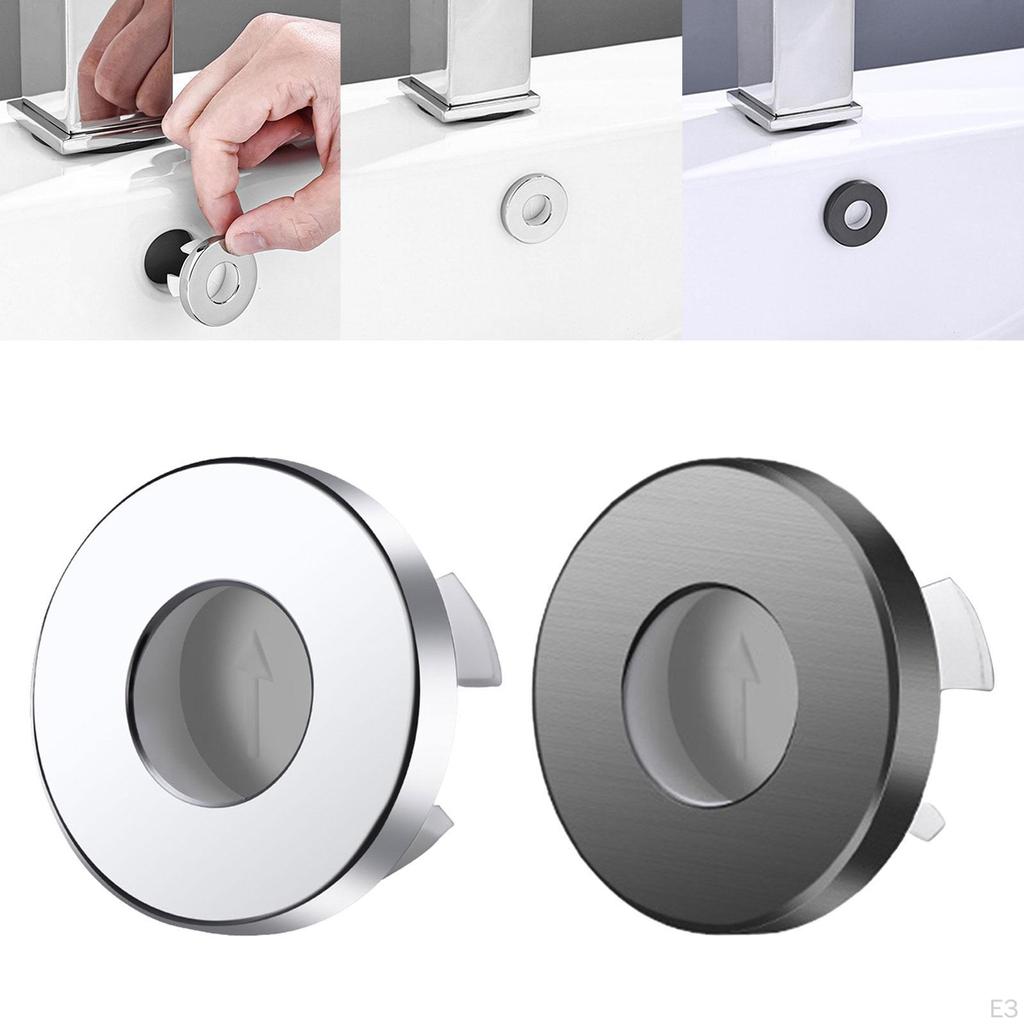 Bathroom Sink Overflow Cover Ring Basin Cap Insert Replacement Practical