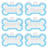 Wholesale 20Pcs Bone Dog ID Tag For Dogs Anti-lost Dog Tag Engraved Pet Name Phone Number ID Tags NamePlate Pendant