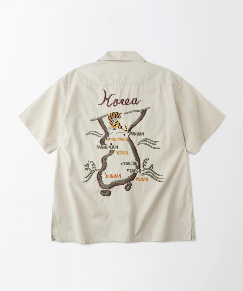 OUTSTANDING Vintage Souvenir Half Shirt_Ivory