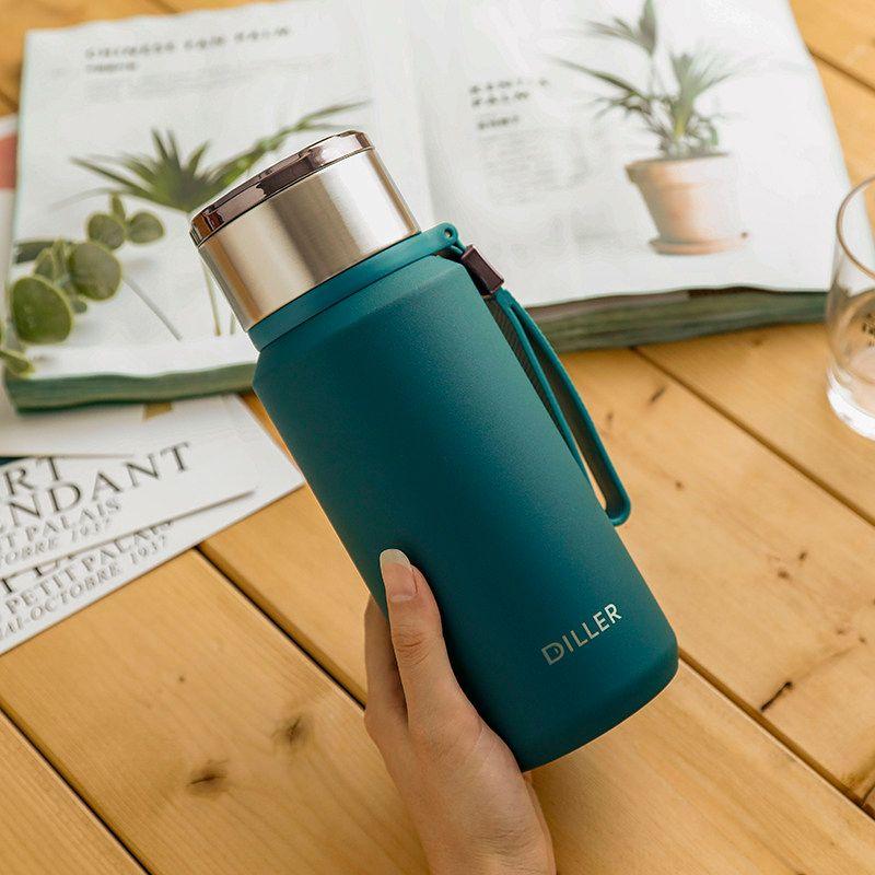 Premium Outdoor Large Water Bottle Belt Cup Emerald Green-650Ml