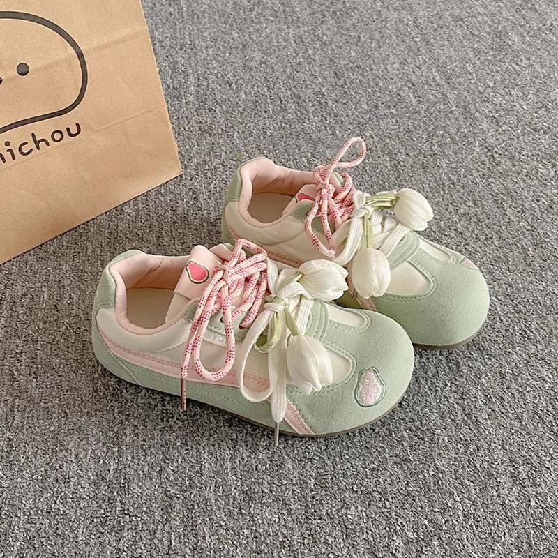 Fashion 2025 Brand Ladies Shoes Front Lace-up Women's Vulcanize Fashion Color Matching Light Best Seller Comfortable Casual Shoes