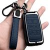 Zinklegering Lær Bilnøkkelveske Deksel For Jaguar Xf Xj Xe S-Type F-Type X-Type F-Pace I-Pace E-Pace Android Xfr Xkr Tilbehør
