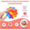 Push Pop Bubble Fidget Sensory Toy 3D Stress Balls For Autism, Stress, Anxiety, Classroom Prizes Student Gifts