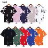 Spring/Summer Casual Loose Crew Neck Denim Cotton Print T-Shirt