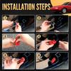 Canitu 2Pcs Red Door Lining Bushings Replacement,CNC Machined Door Bushing Kit Door Lining Bushings & Handling Replace Improves Stiffness for Mazda