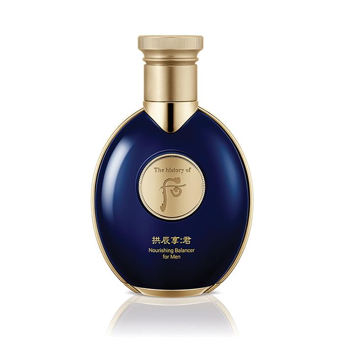 

История Whoo Gongjinhyang: Gun Ja Yang Skin – Питательный балансир для мужчин, формула королевского двора, для гладкой и упругой кожи, корейский