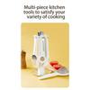 Kitchen Utensils Set Vegetable Peeler With Storage Stand Includes Bottle Opener Peeler Grater Whisk And Sifter For Home Kitchen