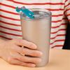 Outdoor Titanium Teacup Double Wall Camping Beer Cup 500ml Water Cup with Lip
