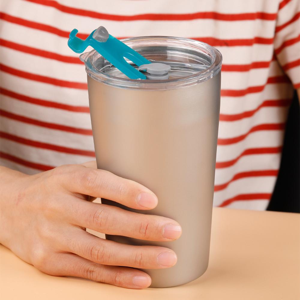 Outdoor Titanium Teacup Double Wall Camping Beer Cup 500ml Water Cup with Lip