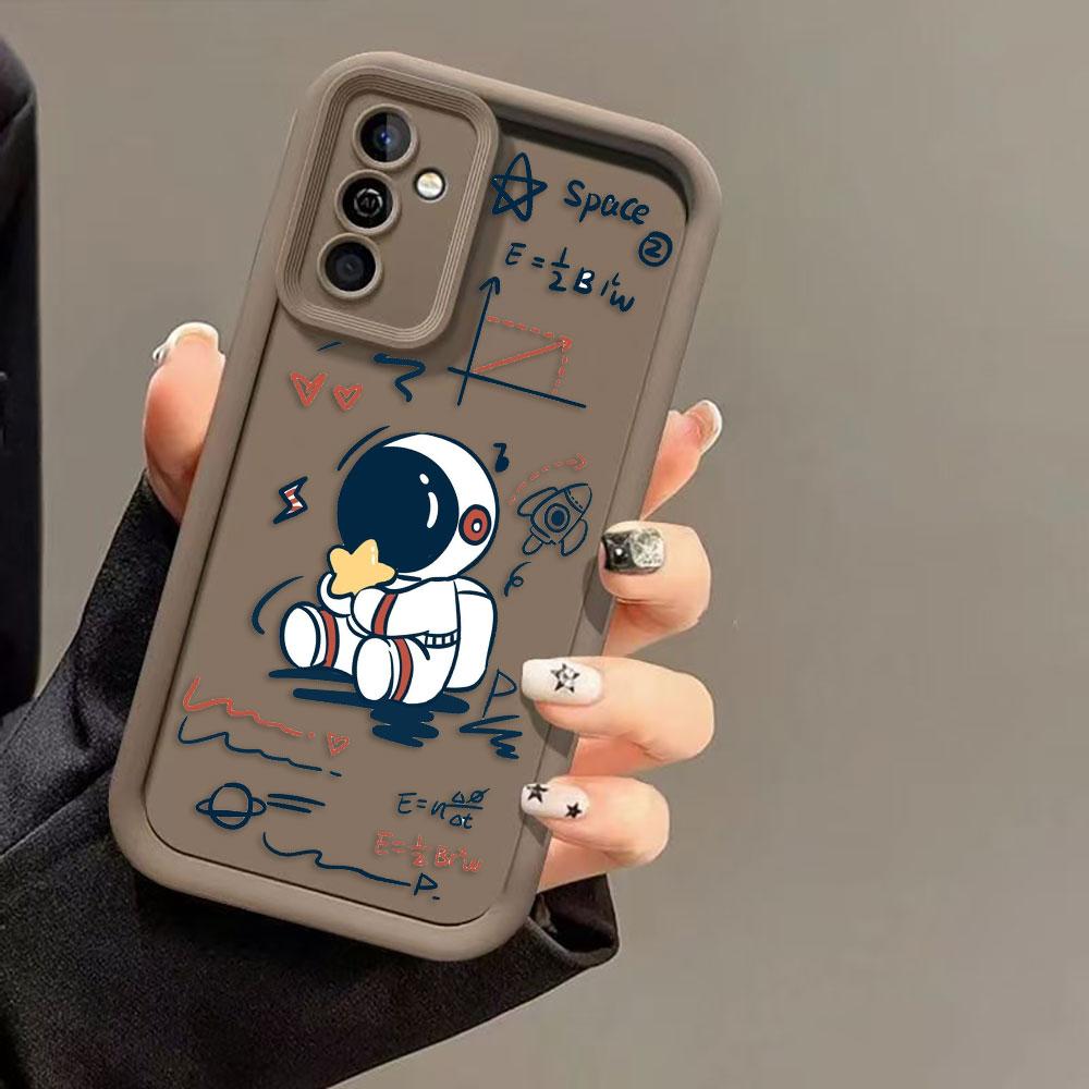 

Cartoon Astronaut Space Phone Case For Samsung A13 A15 A16 A17 A22 A23 A26 A32 A33 A36 A51 A52 A53 A35 A54 A55 A71 A72 A73 Case SamsungA545G