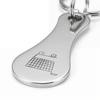 Stainless Steel Trolley Key Holder Metal Ring Supermarket Keyring Shopping Cart Keychain  Men