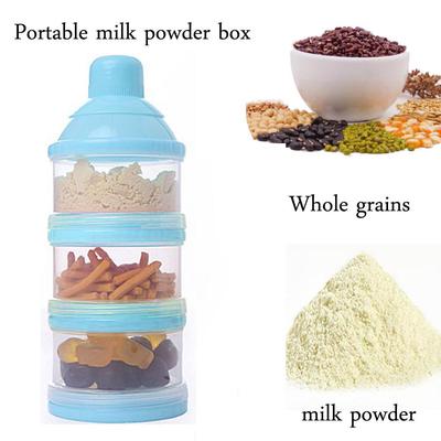 1Pcs 3 Layer Milk Powder  Dispenser Box Baby Food Container Bottle