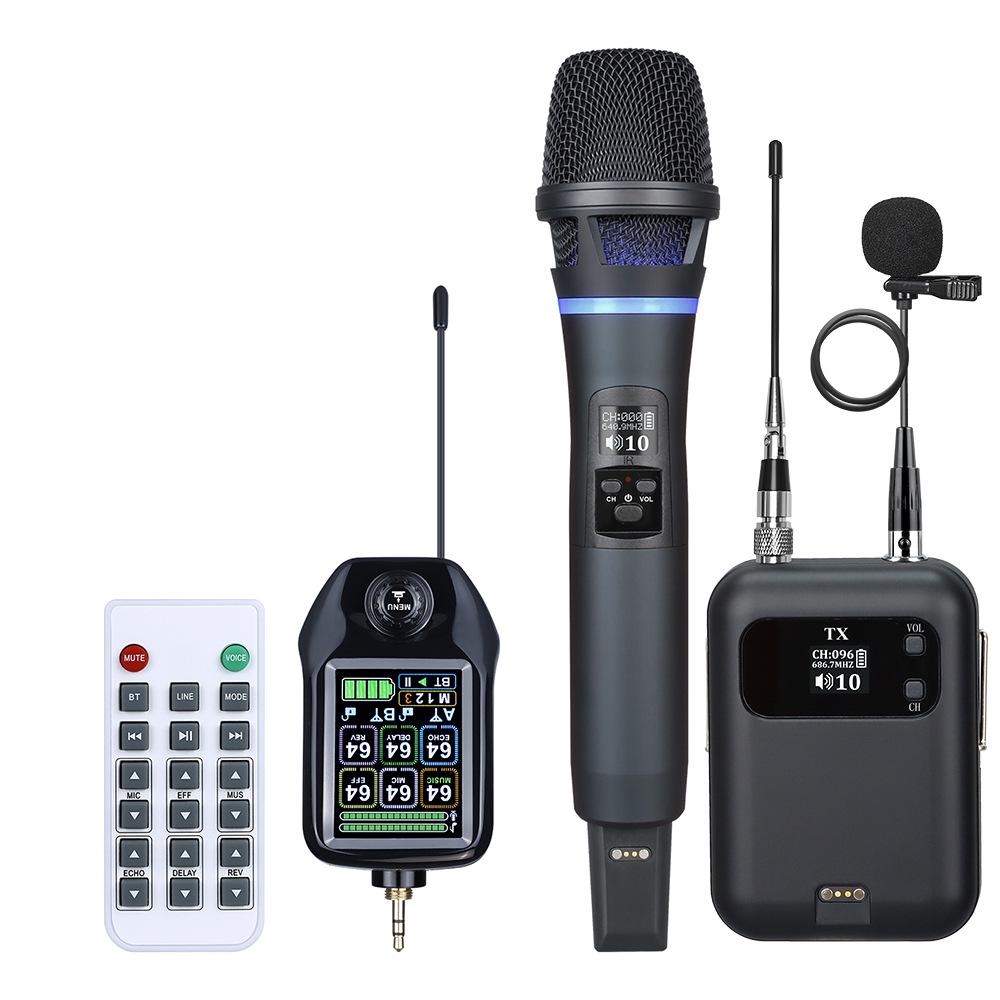 High-End Bluetooth Wireless UHF Microphone Dual Set