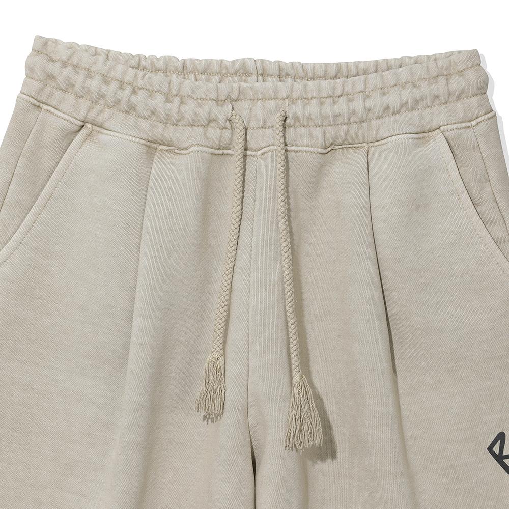 BLOW 830G Heavy Pigment Half Pants_Beige